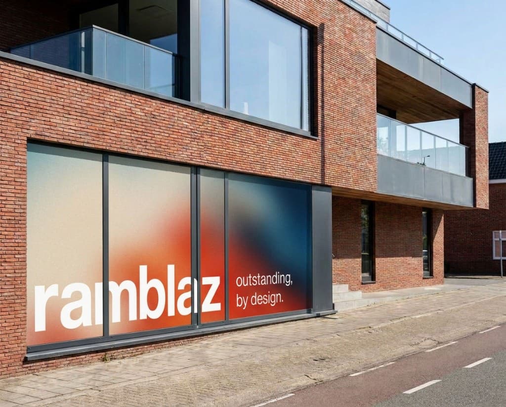 Ramblaz etalage in Borgloon: outstanding, by design.